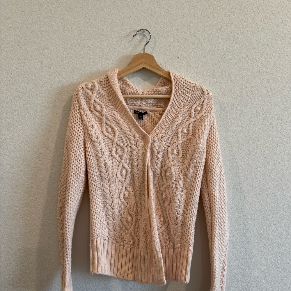 GAP Kids Cream Cable Knit Sweater